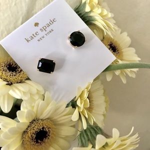 Kate Spade Black Mismatched Earring